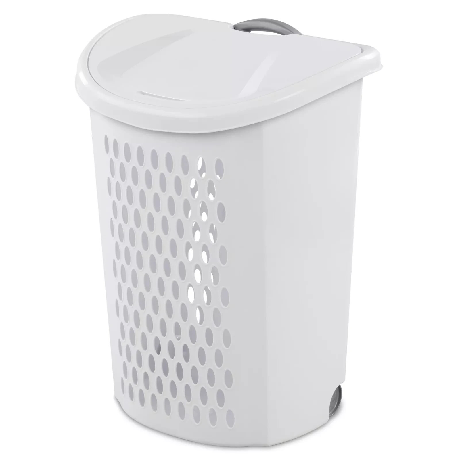 Sterilite Ultra™ Wheeled Hamper Plastic Adult, White