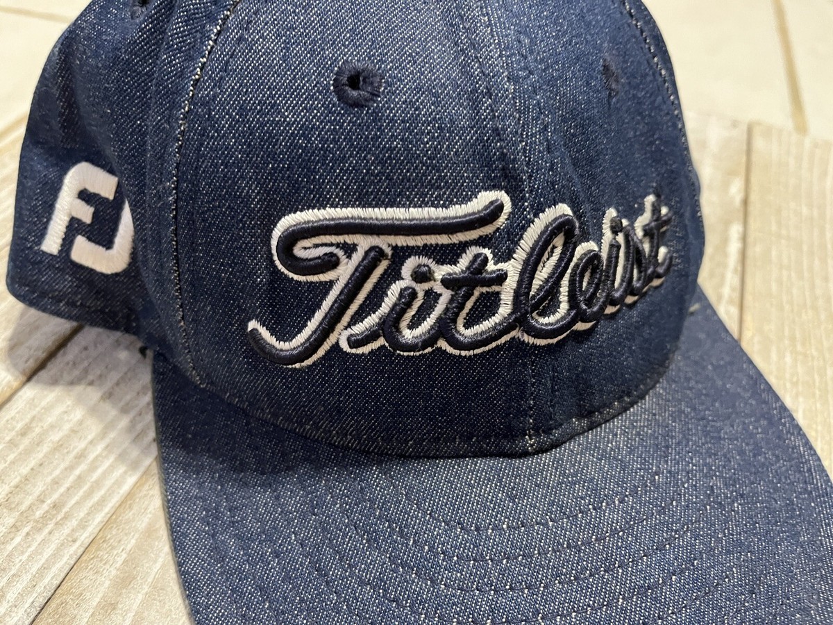 Casquette Titleist New Era Vintage Ajustée 7 1/8 – Bleu/rouge, Made In USA, Pour Golfeur Pro
