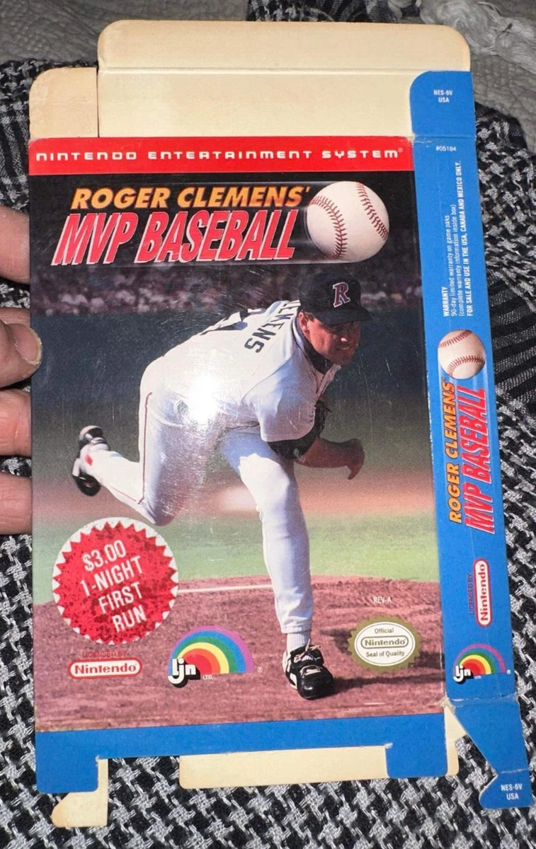 Roger clemens mvp baseball nes cheap
