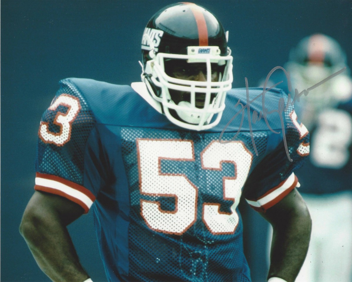 Harry Carson, New York Giants, Signed, Autographed, 8X10 Photo, a COA with the Proof Photo of Harry Signing Will Be Included, Harry Carson, New York Giants, Signed, Autographed, 8X10 Photo, a COA with the Proof Photo of Harry Signing Will Be Included,