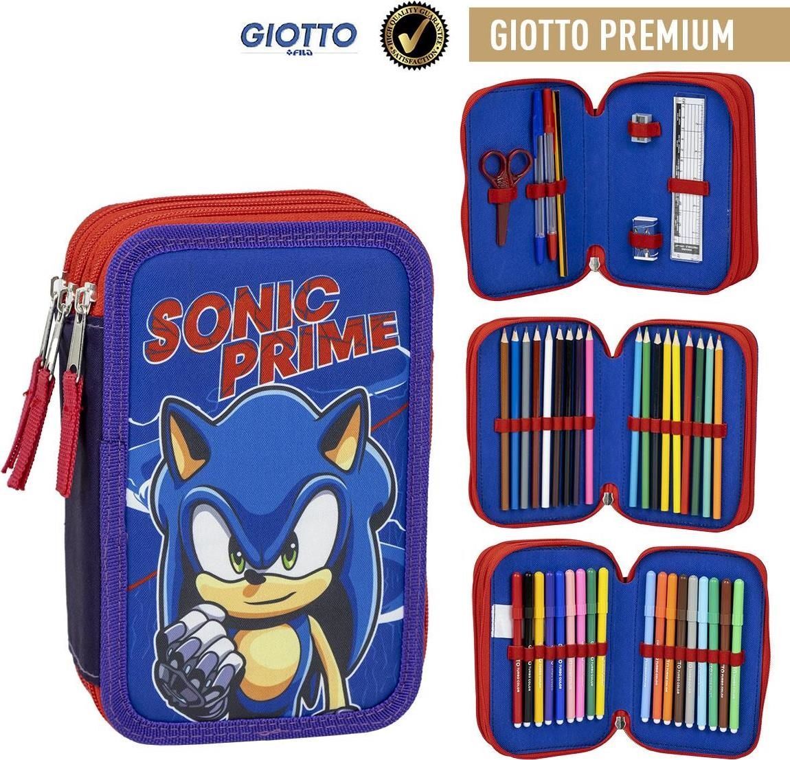 Merchandising Sonic Prime: Cerdà - Astuccio Con Accessori Giotto