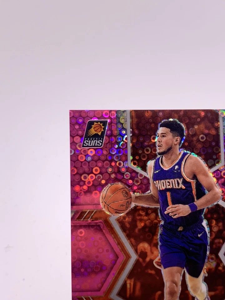 2021-22 Panini Mosaic Devin Booker Fast Break Pink Disco Prizm /20 Suns - Image 4 of 4