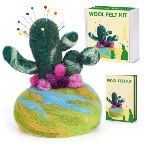 Needle Felting Kit, Plant Felting Kit, Felting Kits for Beginners Adult, Wool...
