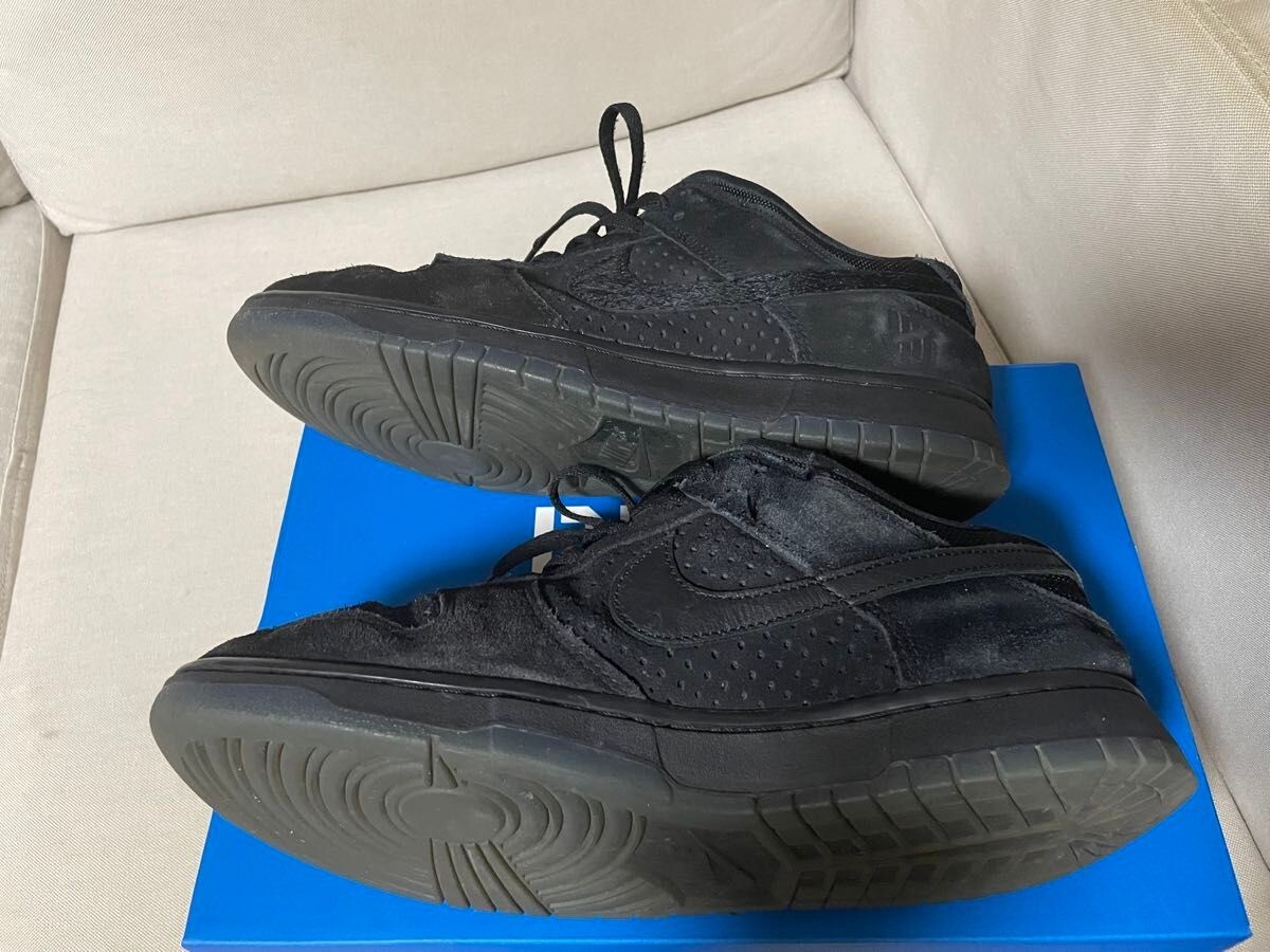 Nike Dunk Low SP Black Undefeated DO9329-001 Sneaker US10 w/Box VG