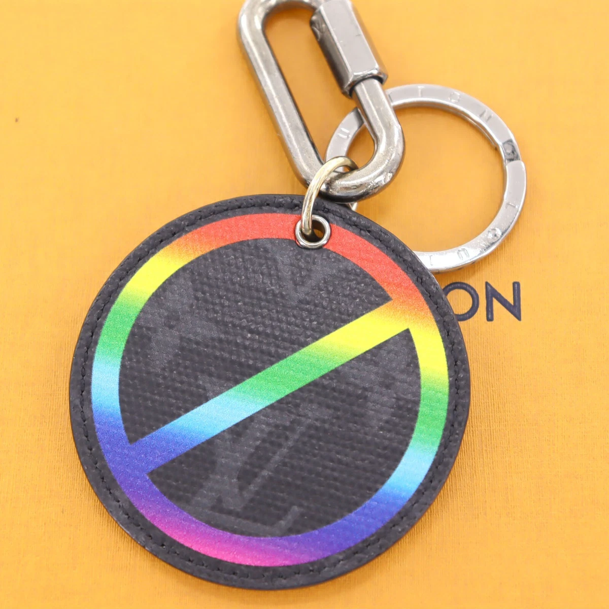 Louis vuitton deals rainbow keychain