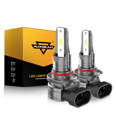 AUXBEAM 9006 HB4 LED Headlight Bulb Kit Low Beam 6500K 40W 7000LM White Lights