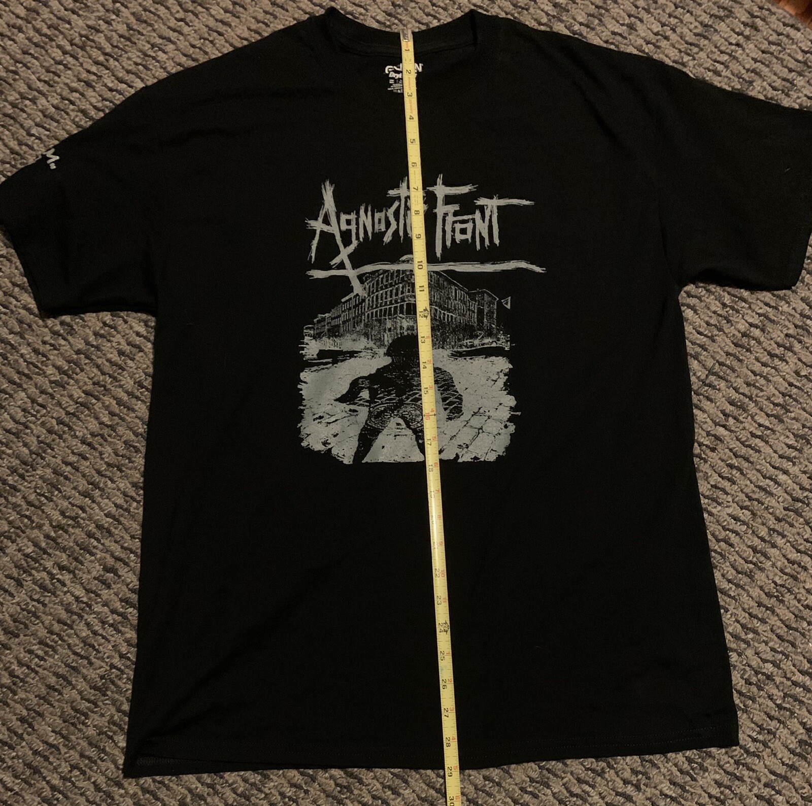 AGNOSTIC FRONT t shirt NYHC PUNK CRO MAGS SHEER TERROR Large Rare image 2
