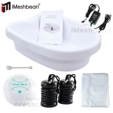 Ionic Detox Foot Basin Bath Spa Cleanse Machine Array Health Care w/ 140 Liners