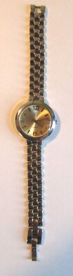 NY&C Ladies Silver Toned Quartz Watch Running