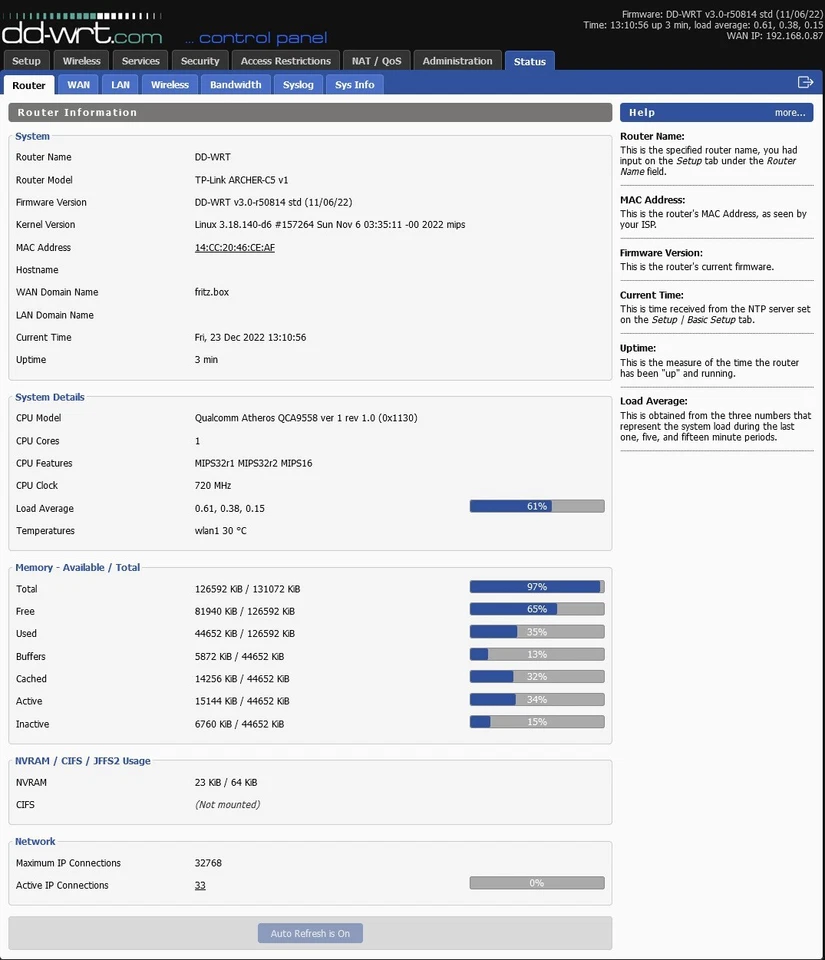 TP-Link Archer C5 C7 AC1750 DD-WRT Gigabit Router Wireguard VPN Highpower - Bild 3 von 4