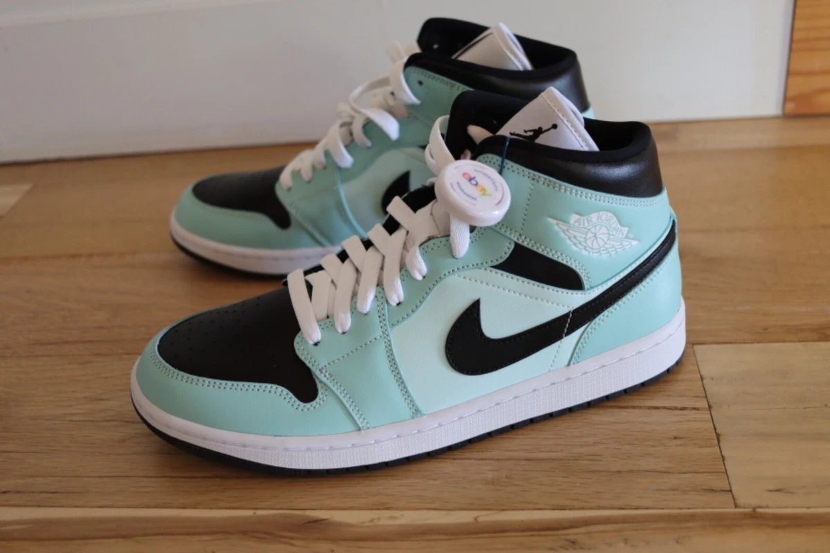 Jordan 1 Mid Aqua Black W | eBay