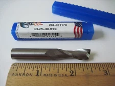 Monster Tool 204-001170 Carbide Square End Mill 3/8" x 1" x 2-1/2" 2FL Uncoated