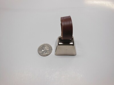 WARNER SPORTING COW BELL NICKEL-PLATED SMALL DOG COLLAR BELL