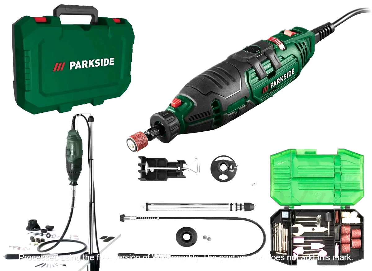 Mini Meuleuse-perceuse-ponceuse Parkside PFBS 160W B2 – électrique Filaire, Précision