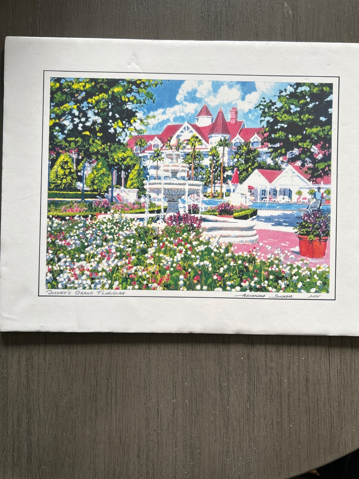Alexandria Skordas Disney Grand Floridian Resort art print