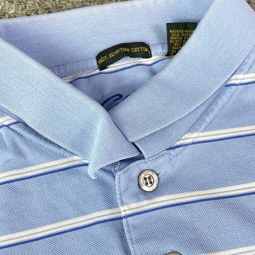 Glen Echo Poloshirt Herren XXL 2XL blau ägyptische Baumwolle mercerisiert Lexington Golf - Bild 11 von 19