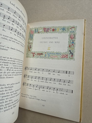 Wir kleinen Sänger. Liederbuch für die Volksschule. Unterstufe Kinderbuch 1965 - Bild 5 von 10