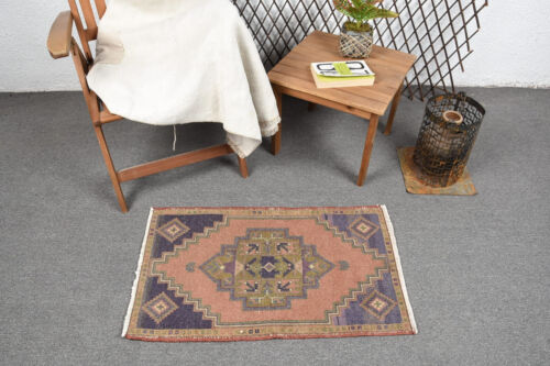 Tappeto azteco, tappeto piccolo 1,8 x 2,9 piedi, tappeto vintage, tappeto fresco, tappeto turco, tappeto di lana - Foto 1 di 6
