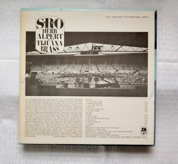 HERB ALPERT AND THE TIJUANA BRASS LP S.R.O - Image 2 of 4