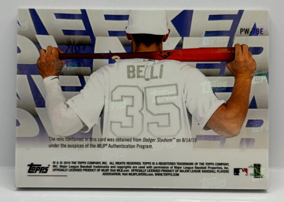 CODY BELLINGER Game Used 2019 Topps Now #PW-79E PURPLE 23/25 Players Weekend 🔥 - Image 2 of 3