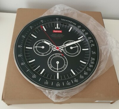 Porcelain Plate Supreme Watch Plate Black FW20 Supreme Watch