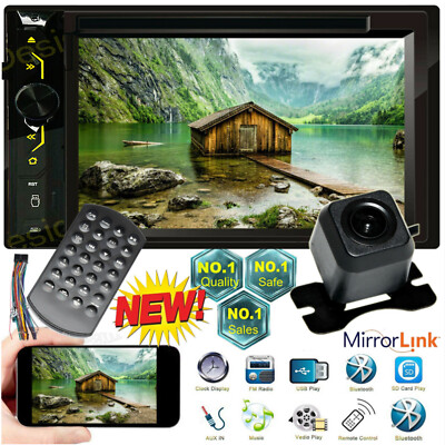 For Chevrolet Silverado 2Din Stereo Car CD DVD Radio Bluetooth MirrorLink-GPS FM