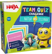 HABA Familienspiel Würfelspiel Team Quiz Challenge Natur vs. Technik 2010897001