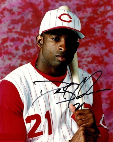 Deion Sanders Autographed SIGNED 8 x 10 PHOTO REPRINT