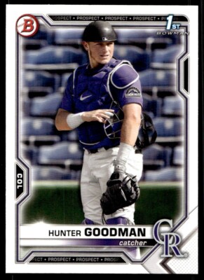 2021 Bowman Draft Hunter Goodman G254 Colorado Rockies #BD-66 | eBay