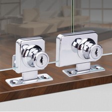 Single Door Lock With 2 Keys Glass Lock Cabinet Door Cylinder Sliding Door Locks