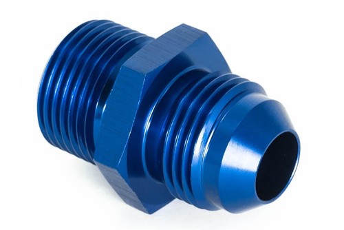 Gewindeadapter M20x1,5 zu Dash 8 / -8 AN / JIC 8 Blau eloxiert 3/4 - 16UNF - Picture 2 of 3