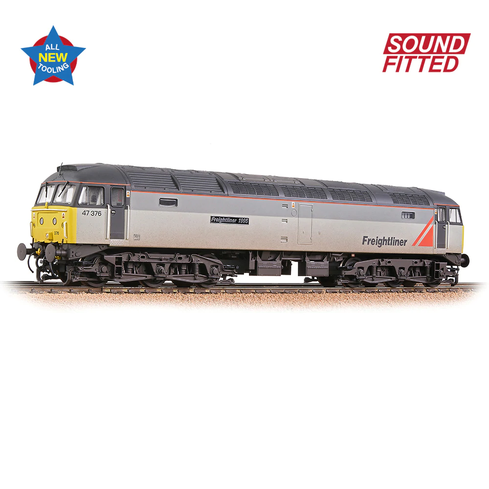 Bachmann 35-430SF OO Gauge Class 47/3 47376 Freightliner 1995 [W] DCC SOUND