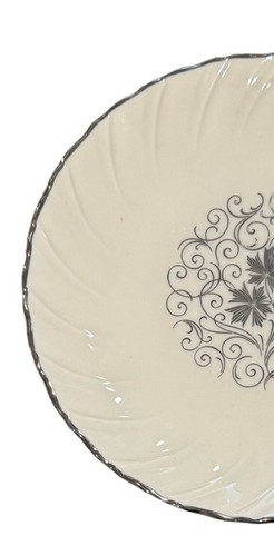 Lenox Valera Fine China Dinner Plates 10 1/4” Platinum Trim 1961-77 Lot Of 12 - Picture 6 of 7