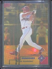 1999 Topps Finest Diecut Gold Refractor #195 Ivan Rodriguez No 36 of 100
