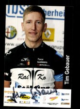 Tim Gebauer Autogrammkarte Original Signiert Radfahren + 221350