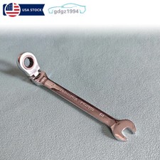 10mm Metric Flexible Head Ratcheting Wrench Spanner Tool Metric Flex Head