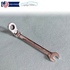10mm Metric Flexible Head Ratcheting Wrench Spanner Tool Metric Flex Head