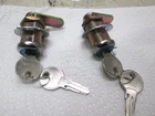 MOTORCYCLE ATV UTV METAL SADDLEBAG + TRUNK LOCKS  GETS 2 KEYED THE SAME - 4 KEYS