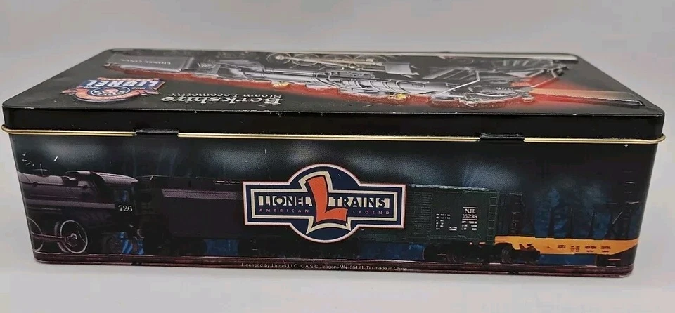 Lionel 1900-2000 Centennial Berkshire Steam Locomotive Train Tin - Empty  - Image 3 of 4