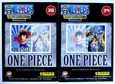 2022 ONE PIECE Epic Journey Panini Card #038-039 STRAW HAT PIRATES