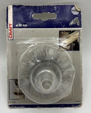 Craftomat Drahtb&uuml;rste, Topfb&uuml;rste 50mm
