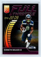 2023 Panini Donruss Elite Pink Full Throttle Kenneth Walker III #FT-KW Seahawks