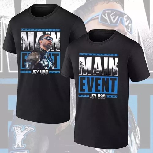 WWE Jey Uso Main Event T-Shirt Black
