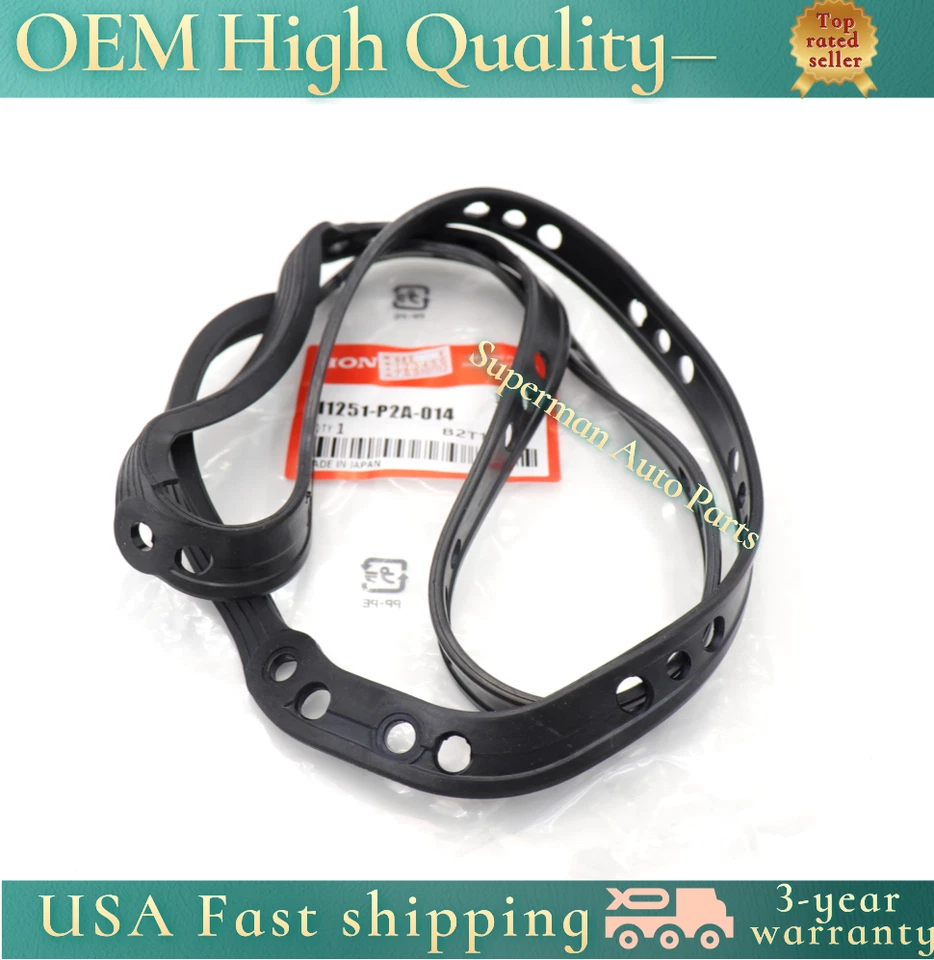 OEM Engine Oil Pan Gasket Seal For Honda Civic 1996-2005 1.7L 1.6L 11251-P2A-014 - Image 4 of 4