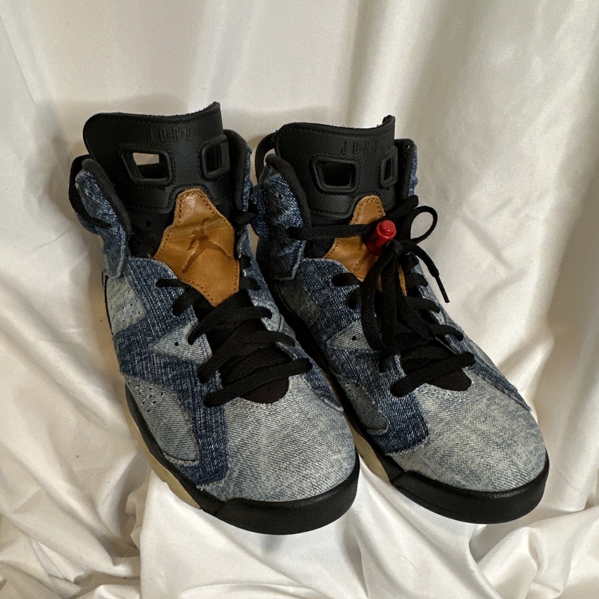 Size 8.5 - Air Jordan 6 Retro Washed Denim 193654685317| eBay
