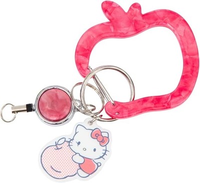 Sanrio Character Hello Kitty Carabiner (# My Fav) With Reel Bag Charm New Japan