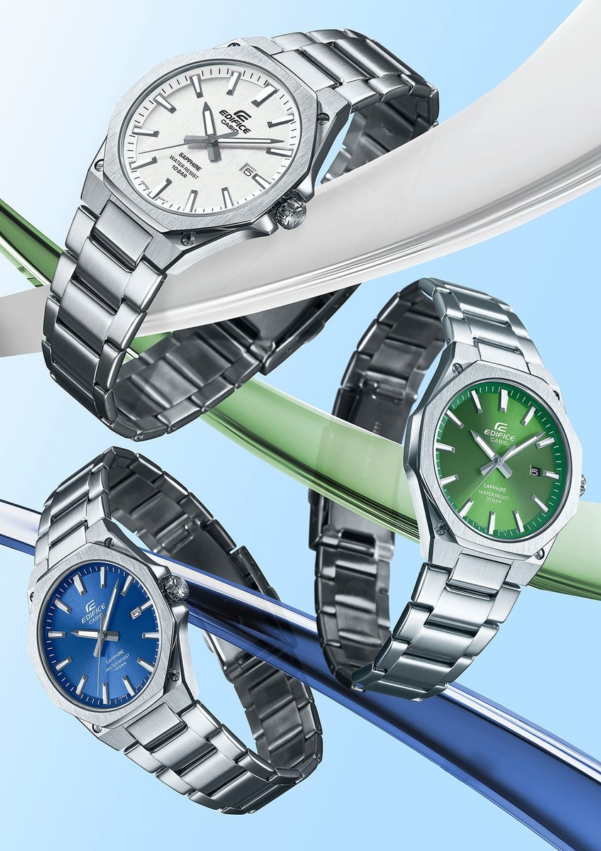 CASIO EDIFICE EFR-S108DJ-2AJF Sapphire Crystal Quartz Watch Blue