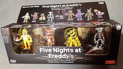 Five Nights at Freddy's 2-inch Four Pack Vinyl Figures Set #1 (NEW) U.S.  Seller