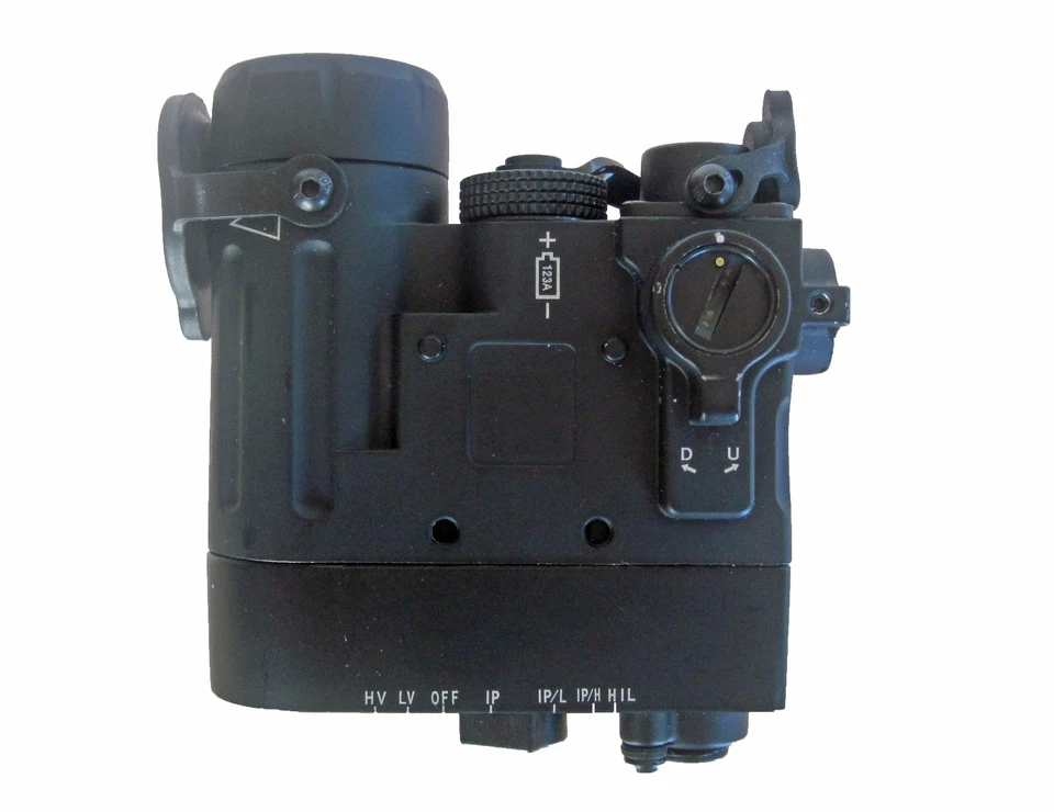 Láser táctico doble haz DLP VERDE + mira láser IR + 250 lúmenes luz LED para arma Foto 4 de 4