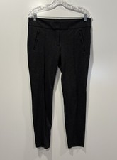 Ann Taylor Loft Charcoal Gray Ponte Knit Pants Women  s Size 8